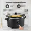 Olvy digitale slowcooker met timer – 6 liter slowcooker – Productafbeelding-voorbeeld 2