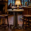 Tribesigns Okrągły stół jadalny 60 cm, stół bistro z Podgląd zdjęcia produktu 6