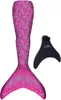 Fin Fun Kostým mořská panna Basic Pink s ploutví L-XL Náhled obrázku produktu 1