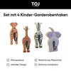 TOJ Living : Lot de 4 crochets muraux pour enfants, thème Voir les images du produit 3