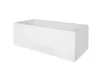 A white bathtub shown from a side-diagonal angle against a white background. Podgląd zdjęcia produktu