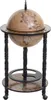 Globe bar HWC-D83, portabottiglie da minibar, globo Ø 33cm Anteprima dell’immagine prodotto 10