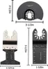 SucceBuy 50 pièces lames de scie oscillantes, set de Voir les images du produit 8