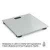 Elektronische Personenwaage, Weiß, elegant, 28x28x2,5 cm, Produktbild-Vorschau 3