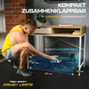 TREX SPORT Hantelbank mit Gewichten Set | Klappbare Produktbild-Vorschau 5