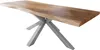 Esstisch 280 x 100 cm Akazie massiv natur Baumkantentisch Produktbild-Vorschau 2