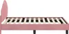 vidaXL Kinderbedframe met hoofdeinde, roze, 80 x 160 cm, Productafbeelding-voorbeeld 6