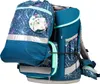A school backpack with a matching drawstring bag attached. Produktbild-Vorschau