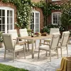 Gartenmbel-Set 7-teilig für 6 Personen – WPC Gartentich & Produktbild-Vorschau 4