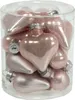 Christbaumschmuck Herzen 4cm Glas 12 Stück - Puderrosa Produktbild-Vorschau 5