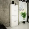 Schuhschrank mit 4 aufklappbaren Schubladen, Schuhregal mit Produktbild-Vorschau 1