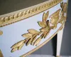Casa Padrino Luxus Barock Konsole Blau / Weiß / Gold 150 x Produktbild-Vorschau 3