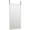 vidaXL Zrcadlo na dveře Golden 40x80 cm sklo a hliník Náhled obrázku produktu 3