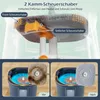 Diagram showing mop head features and before/after cleaning comparison. Podgląd zdjęcia produktu