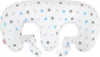 Bobono Coussin d'allaitement pour jumeaux Étoiles gris-bleu Voir les images du produit 2