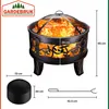 GARDEBRUK® Brasero Rond Ø67 cm en Acier Imitation Rouille Voir les images du produit 4