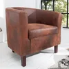 riess-ambiente Design Lounge Sessel HEMINGWAY whisky braun Produktbild-Vorschau 1
