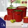 BenBow Seau avec couvercle 20L x1 rouge - qualité Voir les images du produit 3
