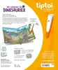 A tiptoi pen interacting with an open book about dinosaurs. Podgląd zdjęcia produktu