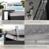 tectake® Aluminium Rattan Lounge San Marino wetterfest und Produktbild-Vorschau 5
