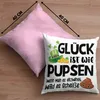 Trendation - Glück Ist Wie Pupsen Deko-Kissen mit Füllung Produktbild-Vorschau 4