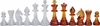 Chiffres d'échecs Staunton n° 6, ambre transparent (roi 96 Voir les images du produit 4