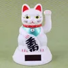 Glückskatze - Maneki-neko - Winkekatze Solar - 12 cm - weiß Produktbild-Vorschau 6