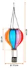 Solar LED Heißluftballon Lampe bunt zum Hängen - 62 cm - Produktbild-Vorschau 2