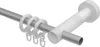 Interdeco Gardinenstange / Vorhangstange Silbergrau / Produktbild-Vorschau 3
