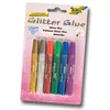 folia Glitzerkleber "Glitterglue" 6 Stück á 9,5 ml farbig Produktbild-Vorschau 3