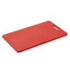 A red cutting board with a handle hole is shown on a white background. Anteprima dell’immagine prodotto