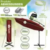 tillvex Parasol Rouge Ø 350 cm Parapluie de jardin Voir les images du produit 2