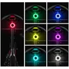 Rockbros Q1 Fahrradrücklicht 7 Farben LED Micro USB Schwarz Produktbild-Vorschau 4
