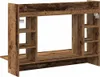 vidaXL Mesa de pared, madera reciclada, 105 x 48 x 75 cm, Vista previa de la imagen del producto 7