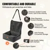 A diagram highlighting the features of a pet car seat. Náhled obrázku produktu