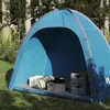 vidaXL Tenda laterale blu impermeabile Anteprima dell’immagine prodotto 2