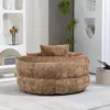 okwish Divano letto con 3 cuscini, Divano angolare Lazy Anteprima dell’immagine prodotto 10