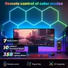 5er-Pack Hexagon LED Deckenleuchte, 200W RGB Dekolicht Produktbild-Vorschau 6