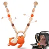 Kinderwagenkette Holz gehäkelt,Babyspielzeug ab 0 Monate Produktbild-Vorschau 1