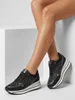 Damen-Sneakers mit verstecktem Keilabsatz Print Style, Produktbild-Vorschau 2