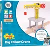 Bigjigs Rail Big Crane Yellow Náhľad obrázku produktu 5