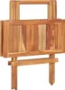 Klappbarer Bistrotisch 60 x 60 x 65 cm Teak Massiv , Produktbild-Vorschau 4
