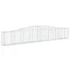 vidaXL Gabionen mit Hochbogen 5 Stk. 400x30x60/80 cm Produktbild-Vorschau 3