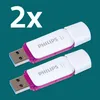 Philips USB 2.0 2-Pack 64GB Snow Edition Magic Purple Voir les images du produit 8