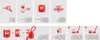 A collage of icons and instructional graphics related to a vacuum cleaner. Podgląd zdjęcia produktu