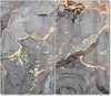 DEQORI Herdabdeckplatte Glas 2-tlg 'Elegantes Marmormuster' Produktbild-Vorschau 1