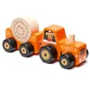 CUBIKA Traktor mit Anhängerkupplung - Holzpuzzle mit Magnet Produktbild-Vorschau 7