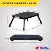 Tritthocker klappbar | Kunststoff -Trittfläche | HxBxT Produktbild-Vorschau 2