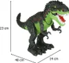 Aga T-REX Elektronický Dinosaurus chodiaci Zelený Náhľad obrázku produktu 18
