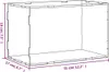 vidaXL Displaybox Transparent 31x17x19 cm Akryl Náhľad obrázku produktu 6